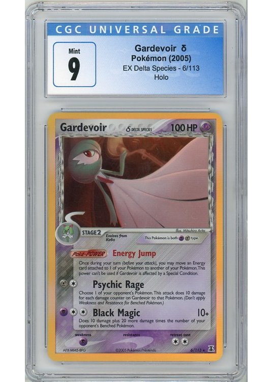 Gardevoir &delta; 6/113 CGC 9