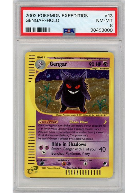 Gengar 13/165 PSA 8