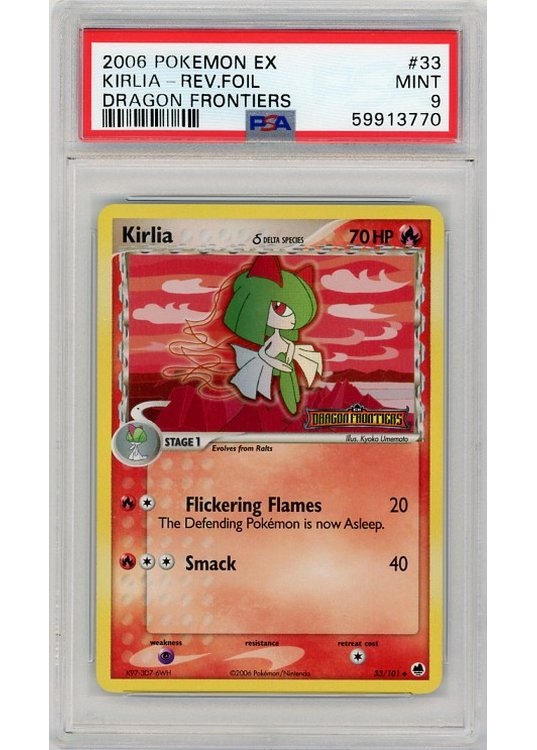 Kirlia – 33/101 – Reverse Foil – PSA 9