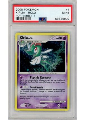 Kirlia Cosmos Holo 8/17 PSA 9