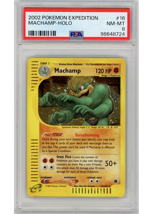 Machamp 16/165 PSA 8