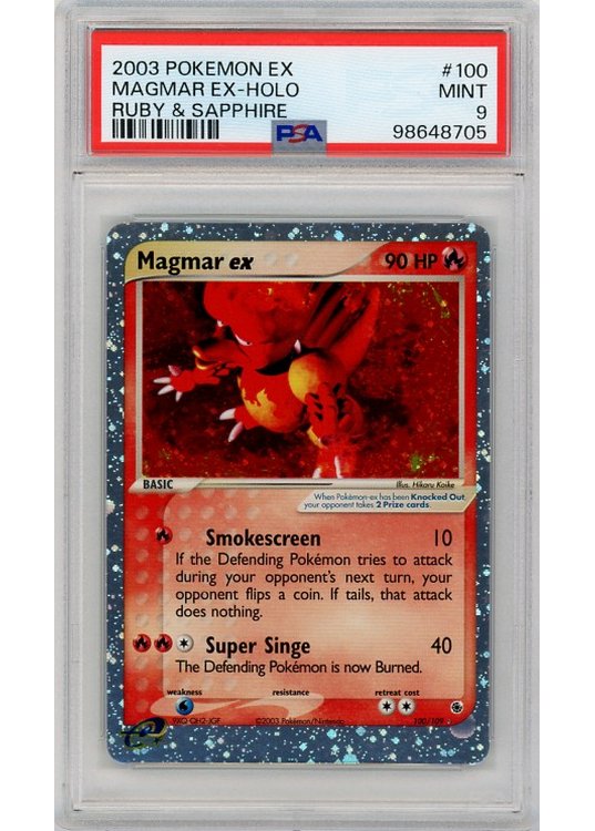Magmar ex 100/109 PSA 9