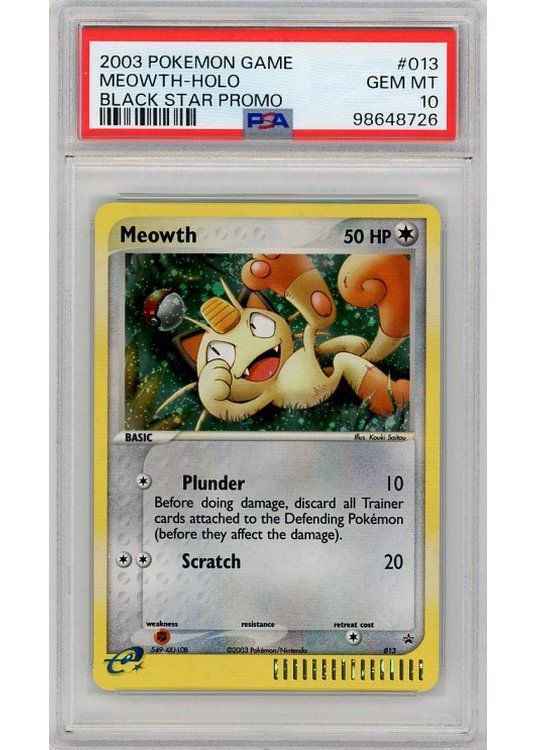 Meowth 013 PSA 10
