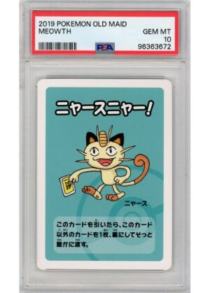 Meowth (Old Maid)  PSA 10
