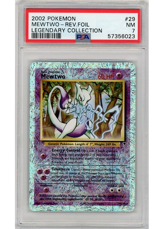 Mewtwo 29/110 Reverse Foil PSA 7