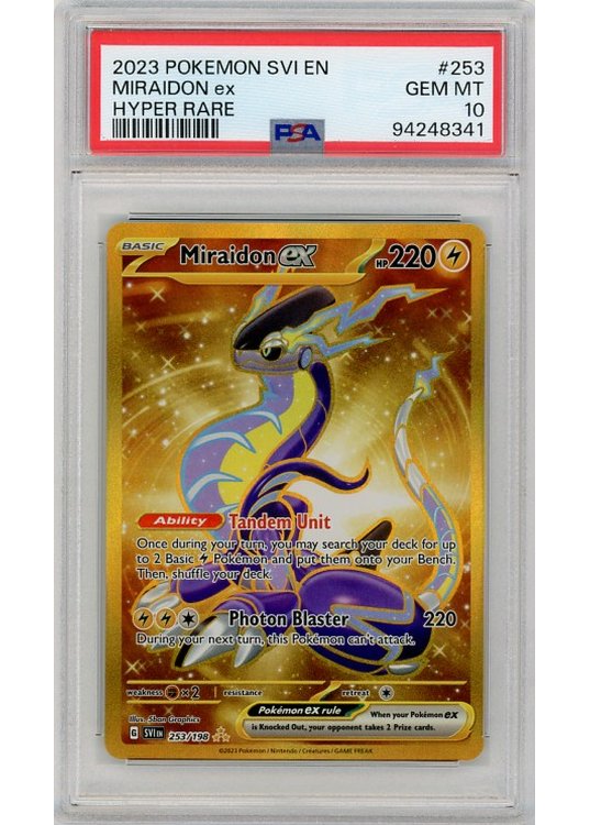 Miraidon ex 253/198 PSA 10