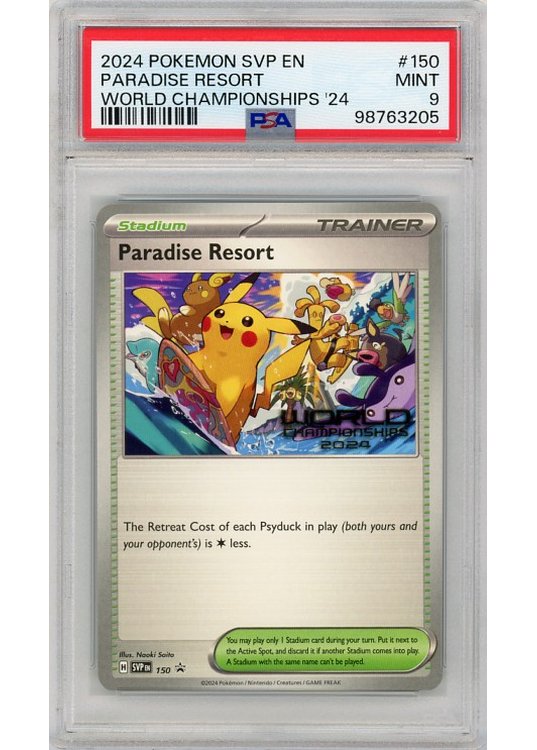 Paradise Resort パラダイスリゾート PSA9 Paradise Resort PSA 9 - Gradede pokemon kort på Pokemons.dk