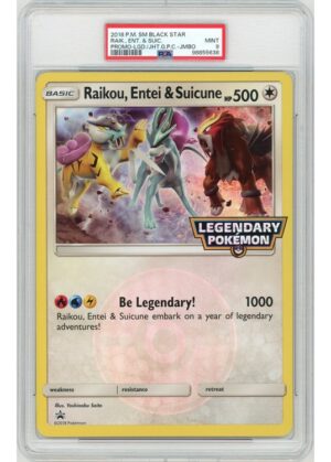 Raikou, Entei & Suicune  PSA 9