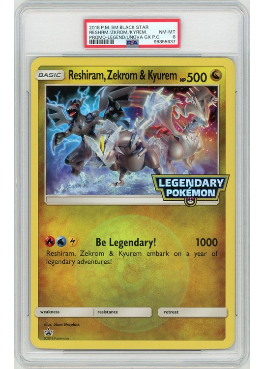 Reshiram, Zekrom & Kyurem –  – PSA 8