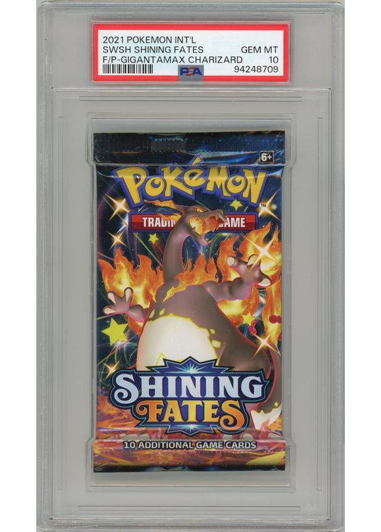 SWSH Shining Fates Shining Charizard VMAX artwork PSA 10