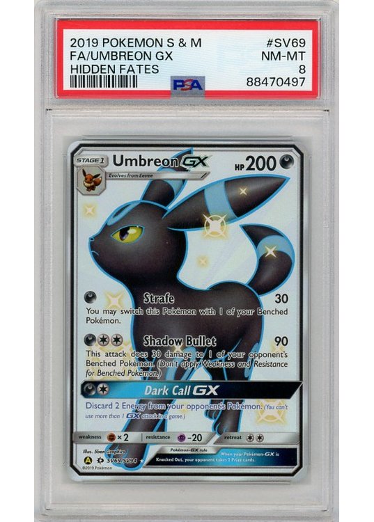 Umbreon GX – SV69/SV94 – PSA 8