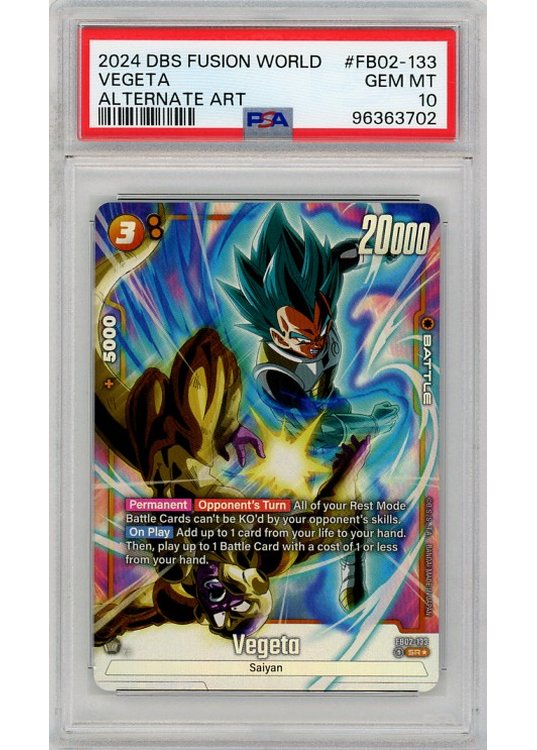 Vegeta (Alternate Art) (Dragon Ball) FB02-133 PSA 10