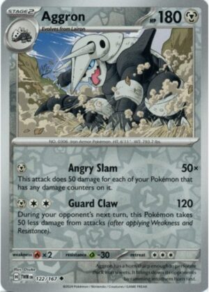 Aggron - 122/167 - Reverse