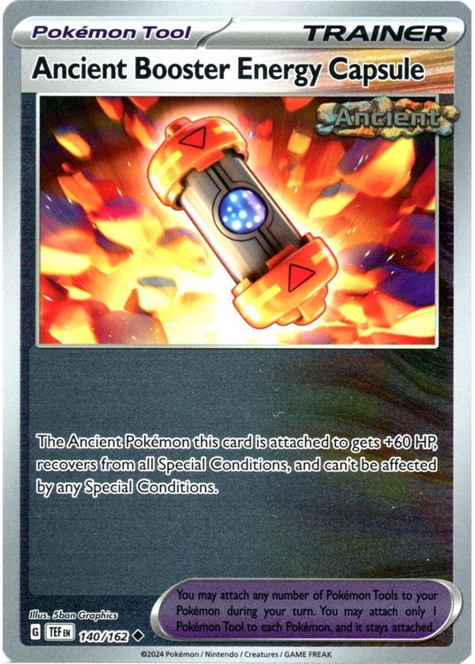 Ancient Booster Energy Capsule - 140/162 - Reverse