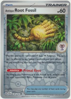 Antique Root Fossil – 130/142 – Reverse