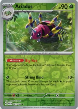 Ariados - 005/167 - Reverse