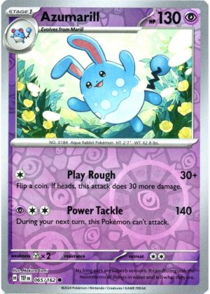 Azumarill – 065/162 – Reverse