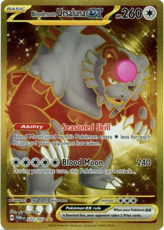 Bloodmoon Ursaluna ex - 222/167