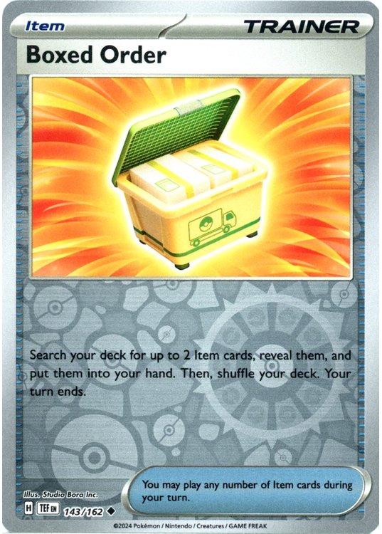 Boxed Order - 143/162 - Reverse