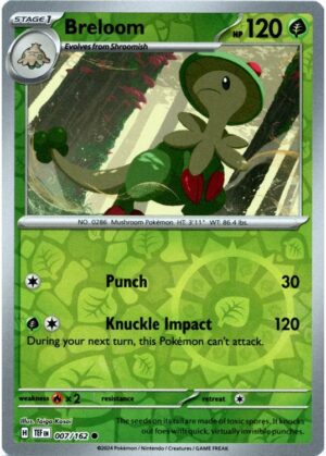 Breloom - 007/162 - Reverse