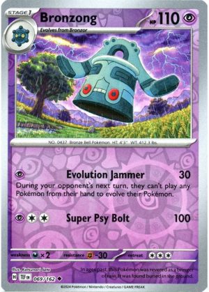 Bronzong – 069/162 – Reverse
