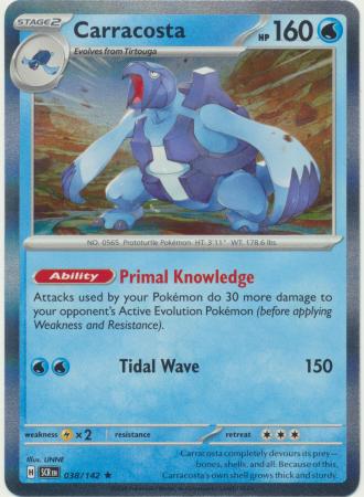Carracosta - 038/142 (Holo)
