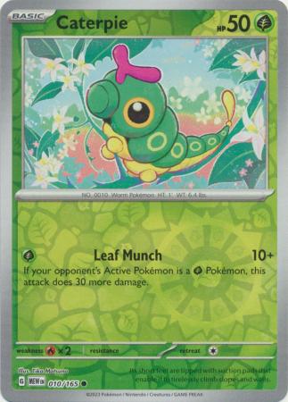 Caterpie - 010/165 - Reverse