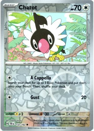 Chatot – 132/162 – Reverse