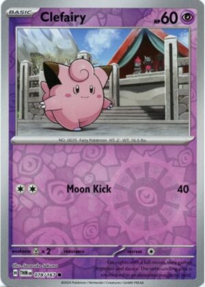 Clefairy - 078/167 - Reverse