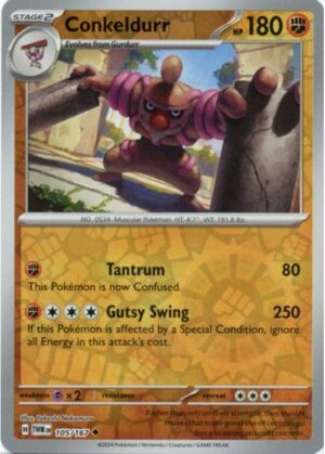 Conkeldurr - 105/167 - Reverse