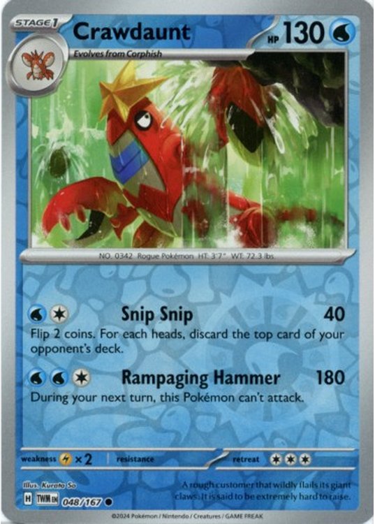 Crawdaunt - 048/167 - Reverse