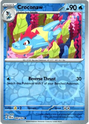 Croconaw - 040/162 - Reverse