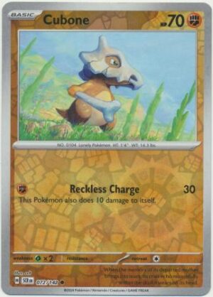 Cubone - 072/142 - Reverse
