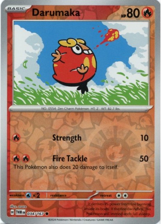 Darumaka - 034/167 - Reverse