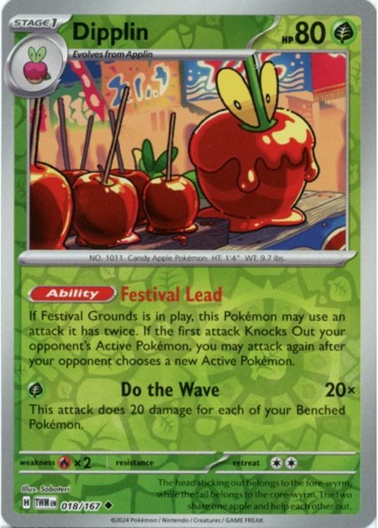 Dipplin - 018/167 - Reverse