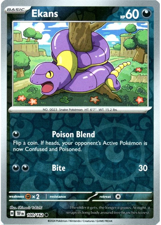 Ekans – 100/162 – Reverse