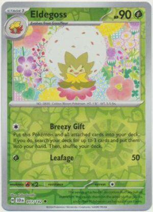 Eldegoss - 011/142 - Reverse