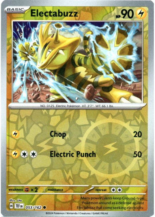 Electabuzz - 053/162 - Reverse