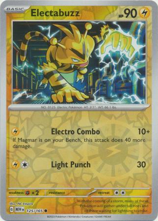 Electabuzz - 125/165 - Reverse