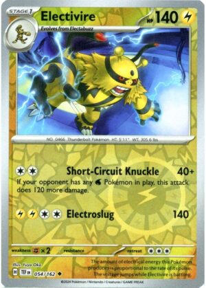 Electivire - 054/162 - Reverse
