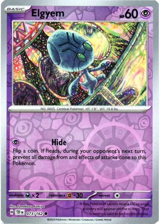 Elgyem - 073/162 - Reverse