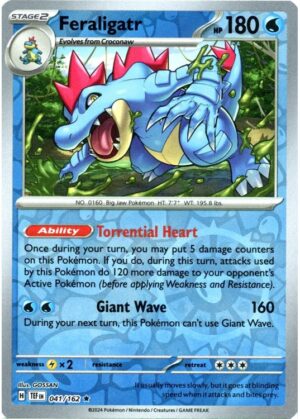 Feraligatr - 041/162 - Reverse