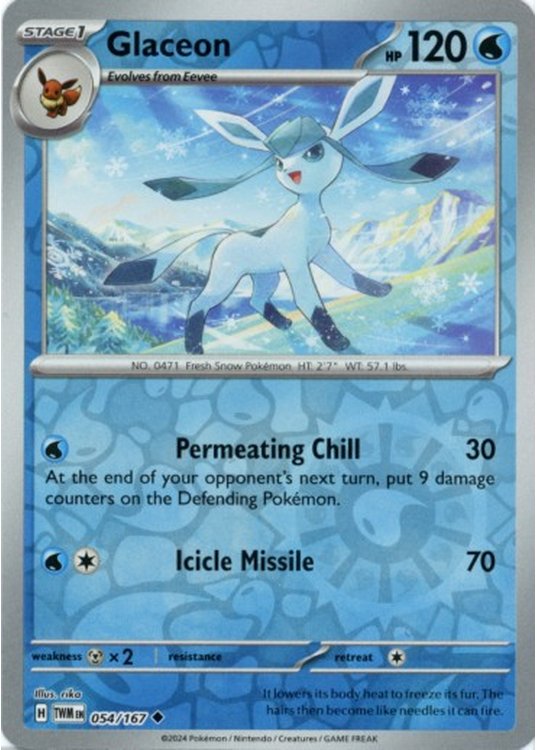 Glaceon - 054/167 - Reverse