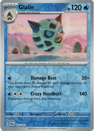 Glalie - 052/167 - Reverse