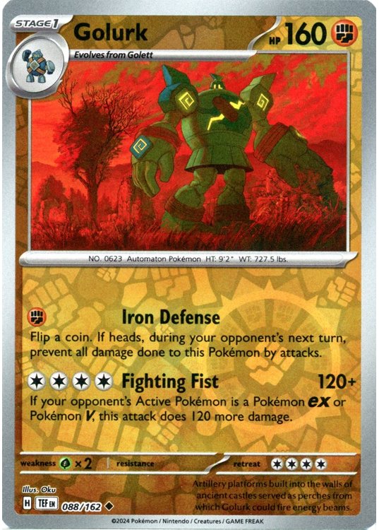 Golurk - 088/162 - Reverse