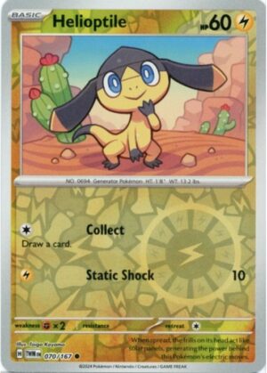 Helioptile - 070/167 - Reverse