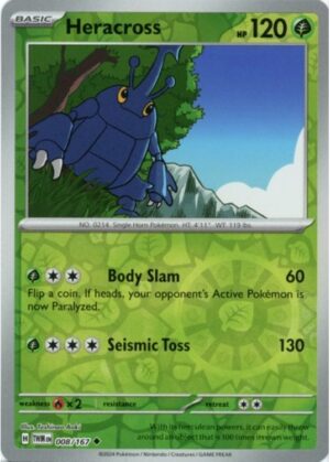 Heracross - 008/167 - Reverse