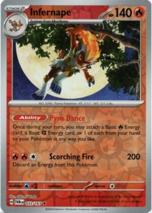 Infernape - 033/167 - Reverse