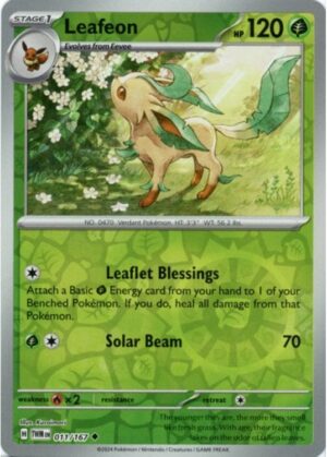 Leafeon - 011/167 - Reverse
