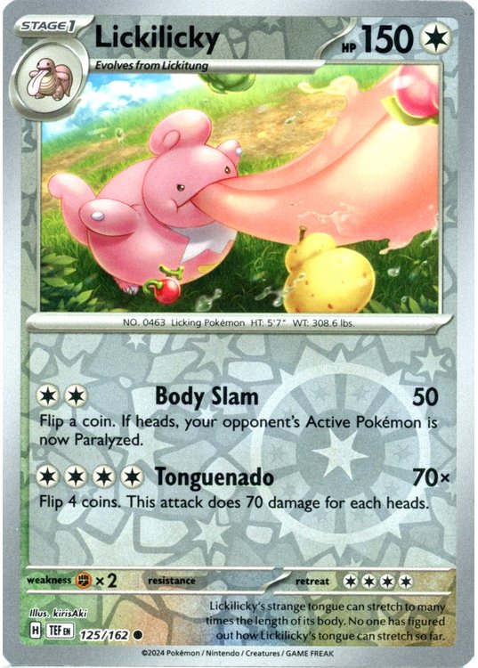 Lickilicky – 125/162 – Reverse